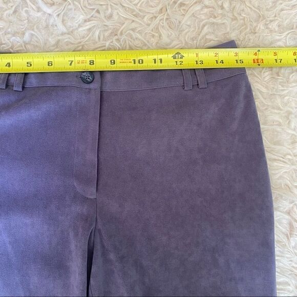 Norton Mcnaughton petite retro crop purple pants - Picture 8 of 9
